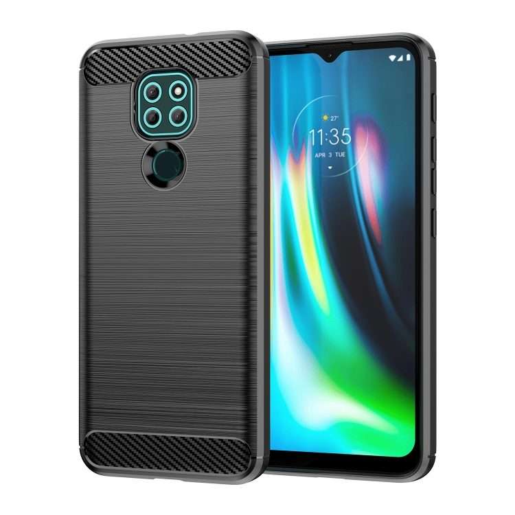For Lenovo Lemon K12 Brushed Texture Carbon Fiber TPU Phone Case(Black)
