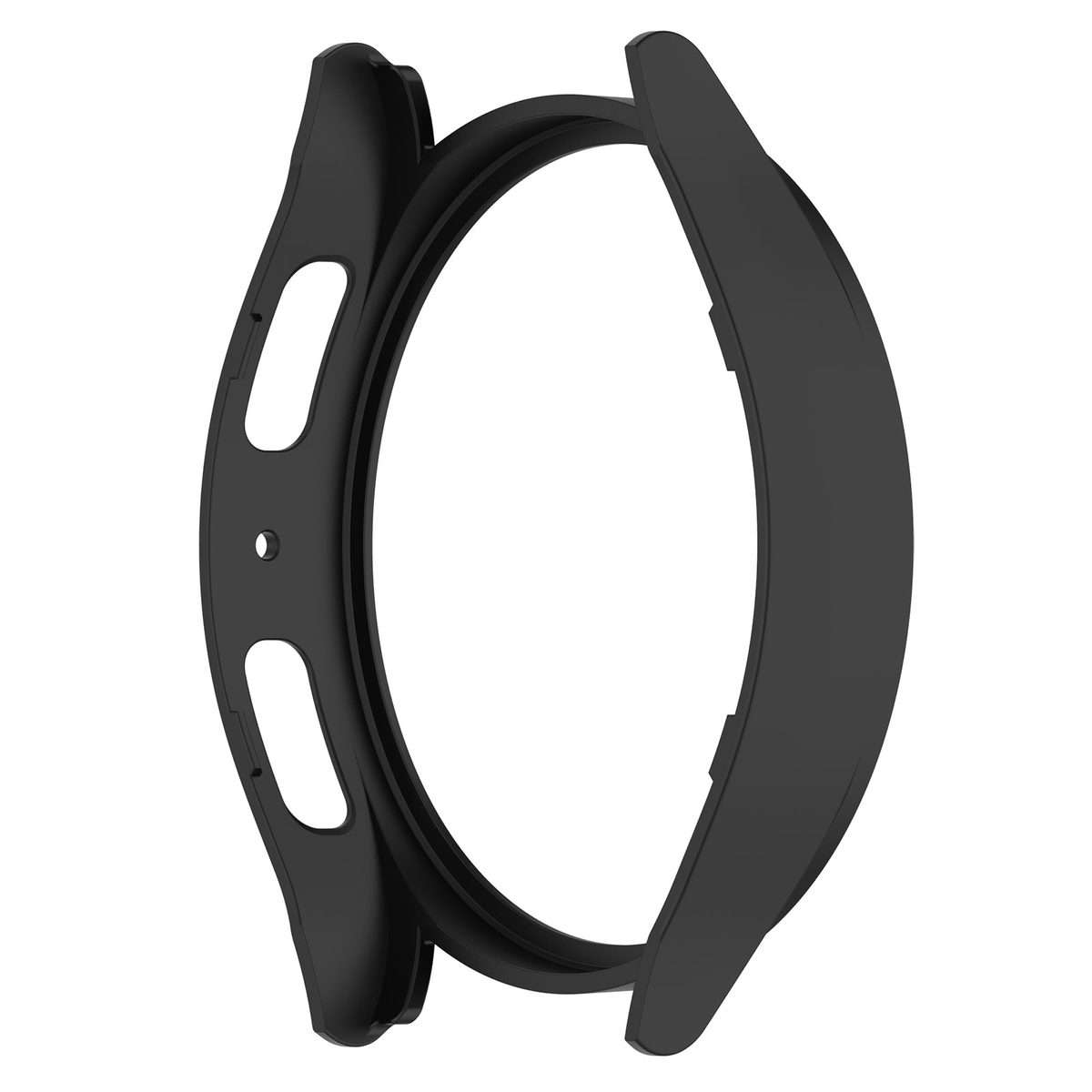 For Samsung Galaxy Watch5 Pro 45mm Half Coverage Hollowed PC Protective Case(Black)