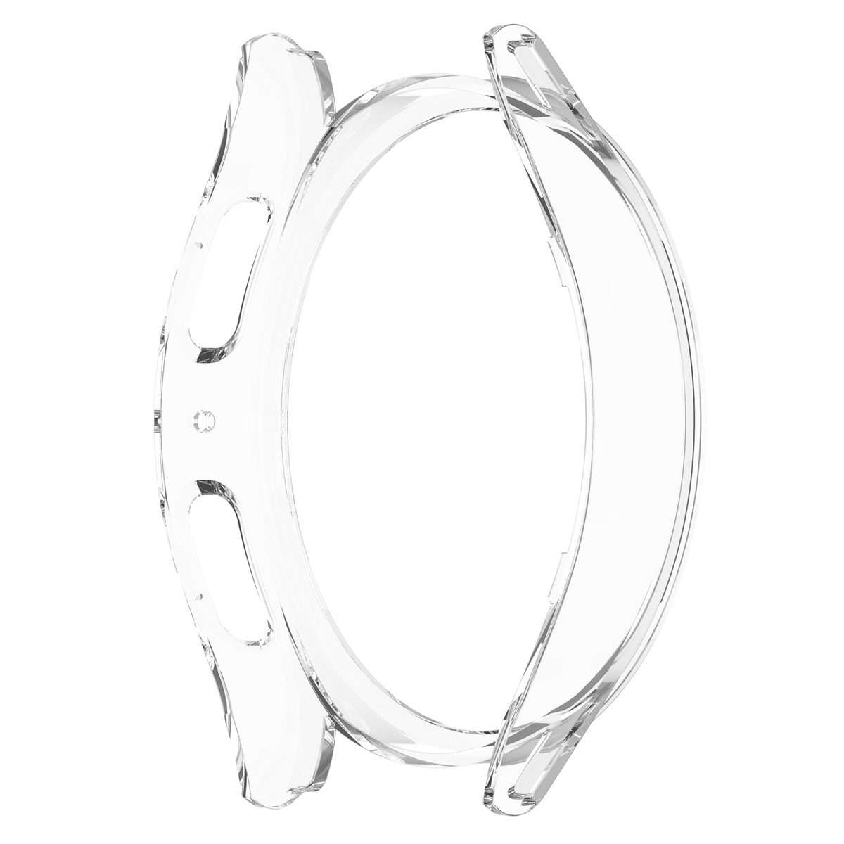 For Samsung Galaxy Watch5 Pro 45mm Half Coverage Hollowed PC Protective Case(Transparent White)