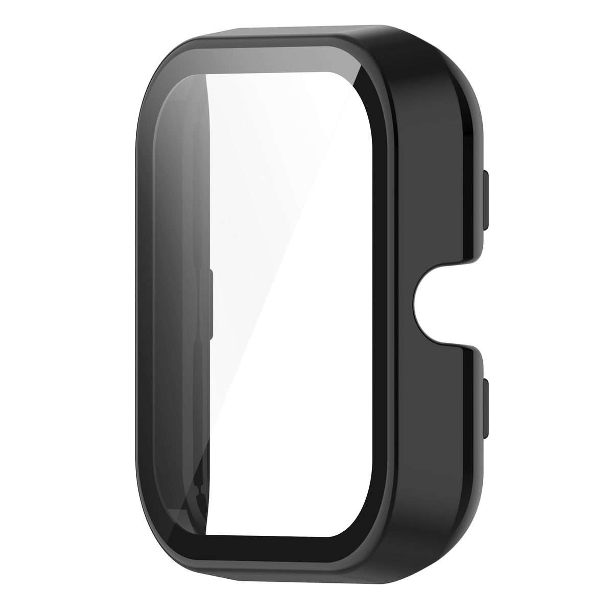 For Amazfit Bip3 / Bip3 Pro PC+ Toughened Film Fully Enclosed Protective Watch Case(Black)