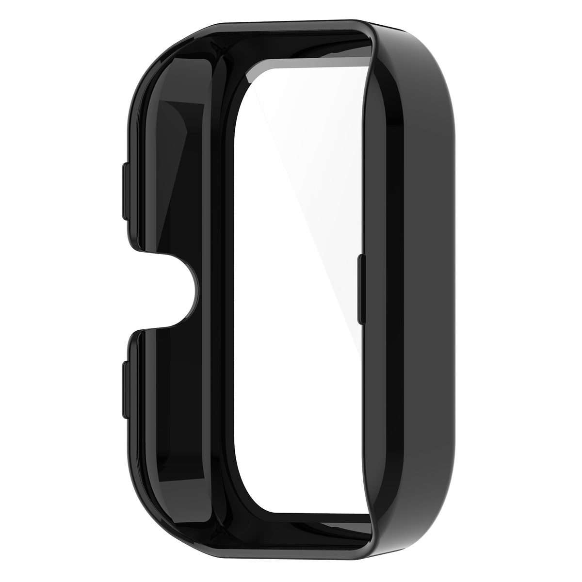 For Amazfit Bip3 / Bip3 Pro PC+ Toughened Film Fully Enclosed Protective Watch Case(Black)