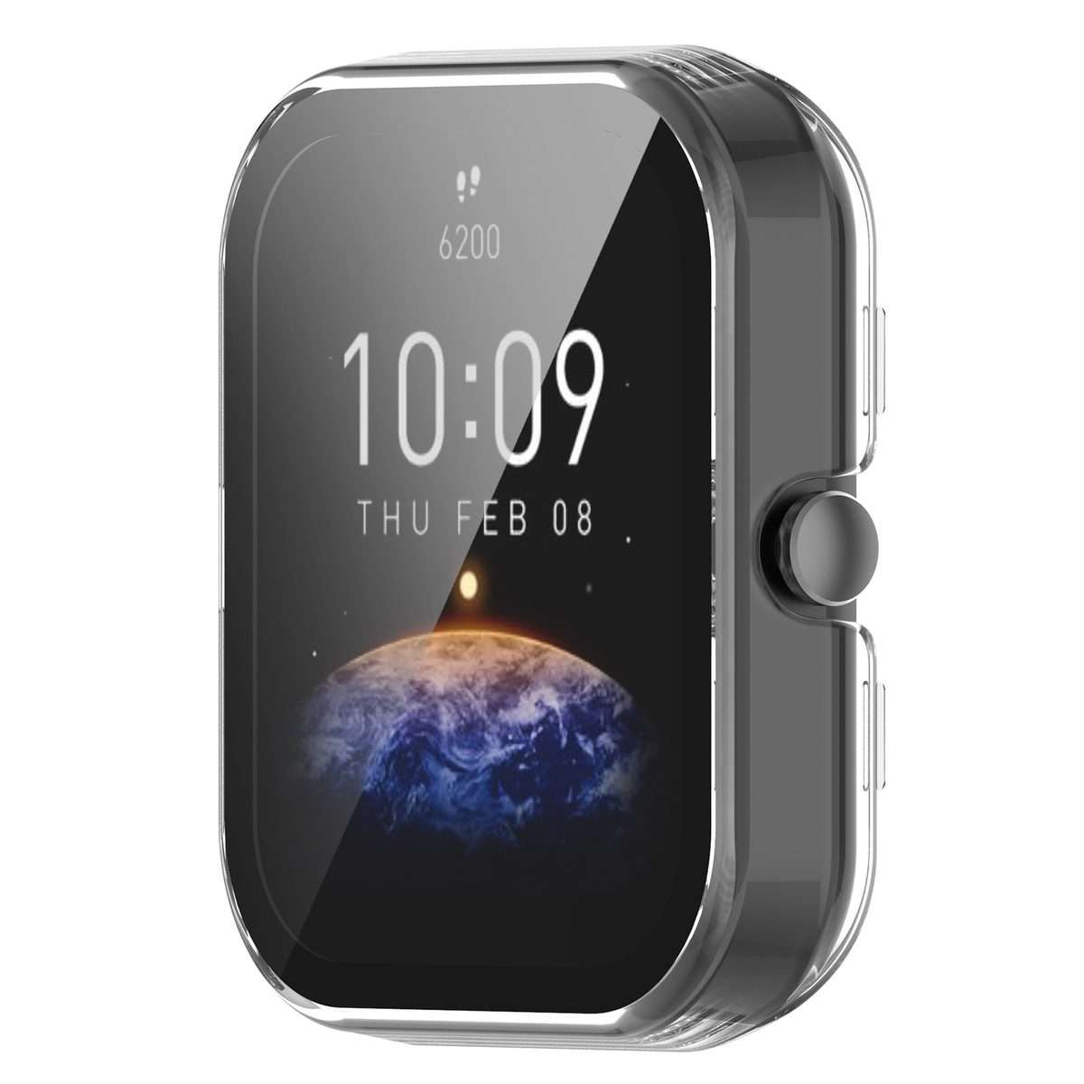For Amazfit Bip3 / Bip3 Pro PC+ Toughened Film Fully Enclosed Protective W ... (Transparent White)