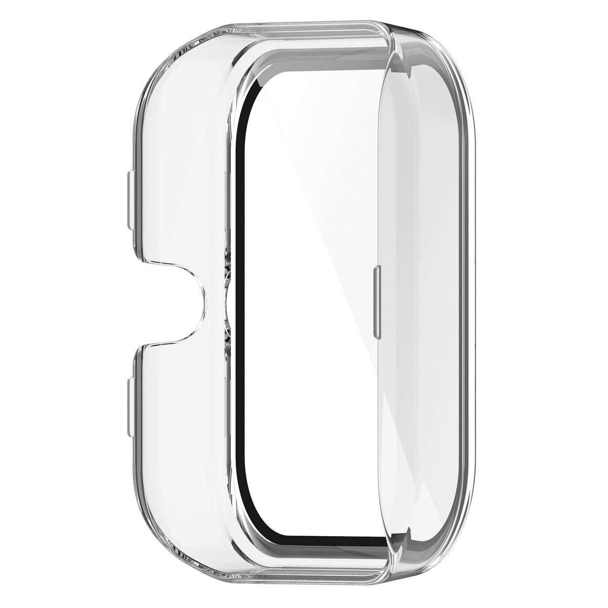 For Amazfit Bip3 / Bip3 Pro PC+ Toughened Film Fully Enclosed Protective W ... (Transparent White)