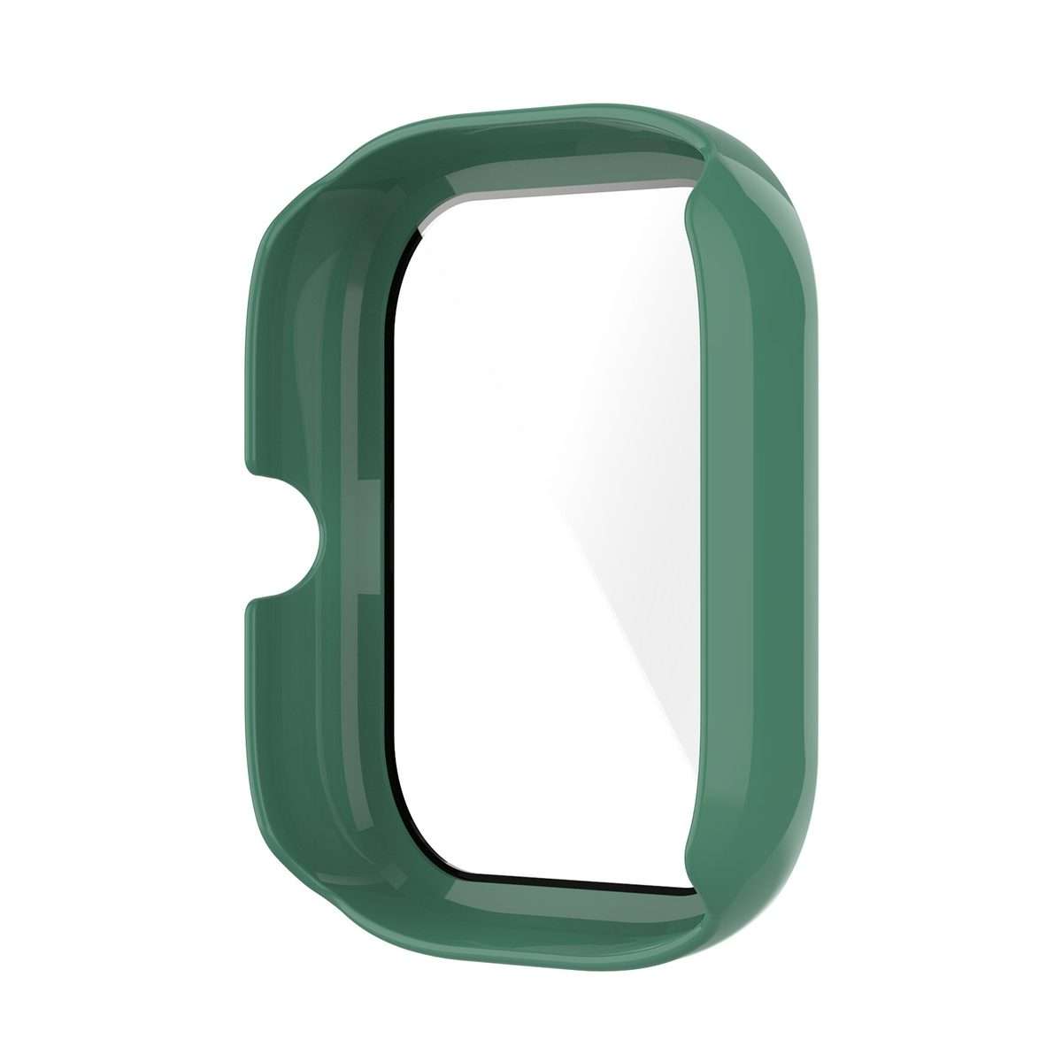 For Amazfit Bip U / Bip U Pro / Pop / Pop Pro PC + Tempered Glass Integrated Prot ... (Pine Green)