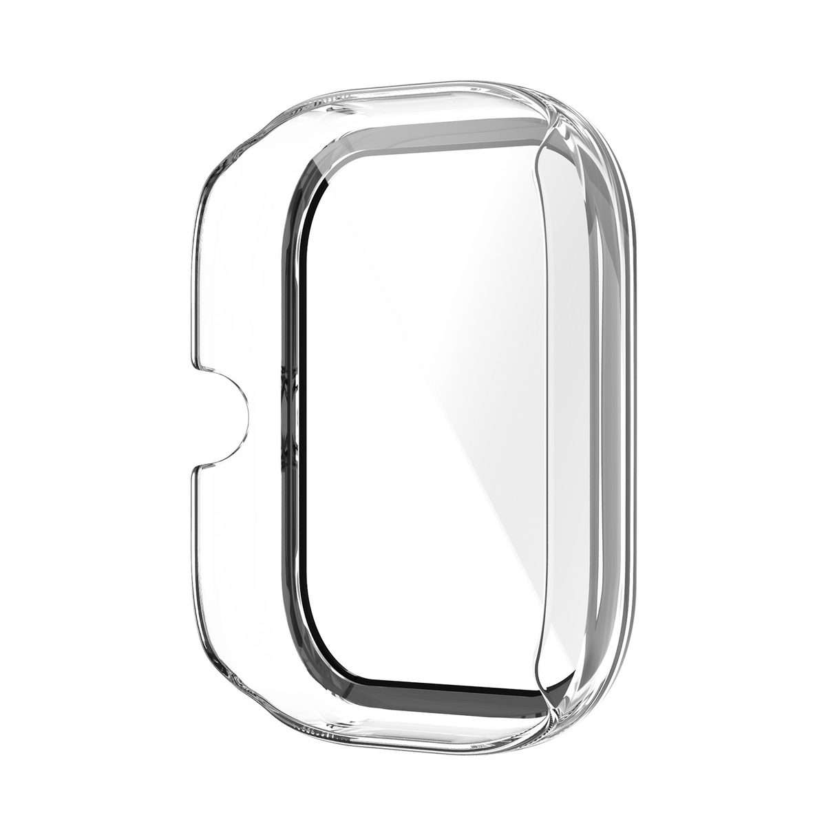 For Amazfit Bip U / Bip U Pro / Pop / Pop Pro PC + Tempered Glass Integrat ... (Transparent White)