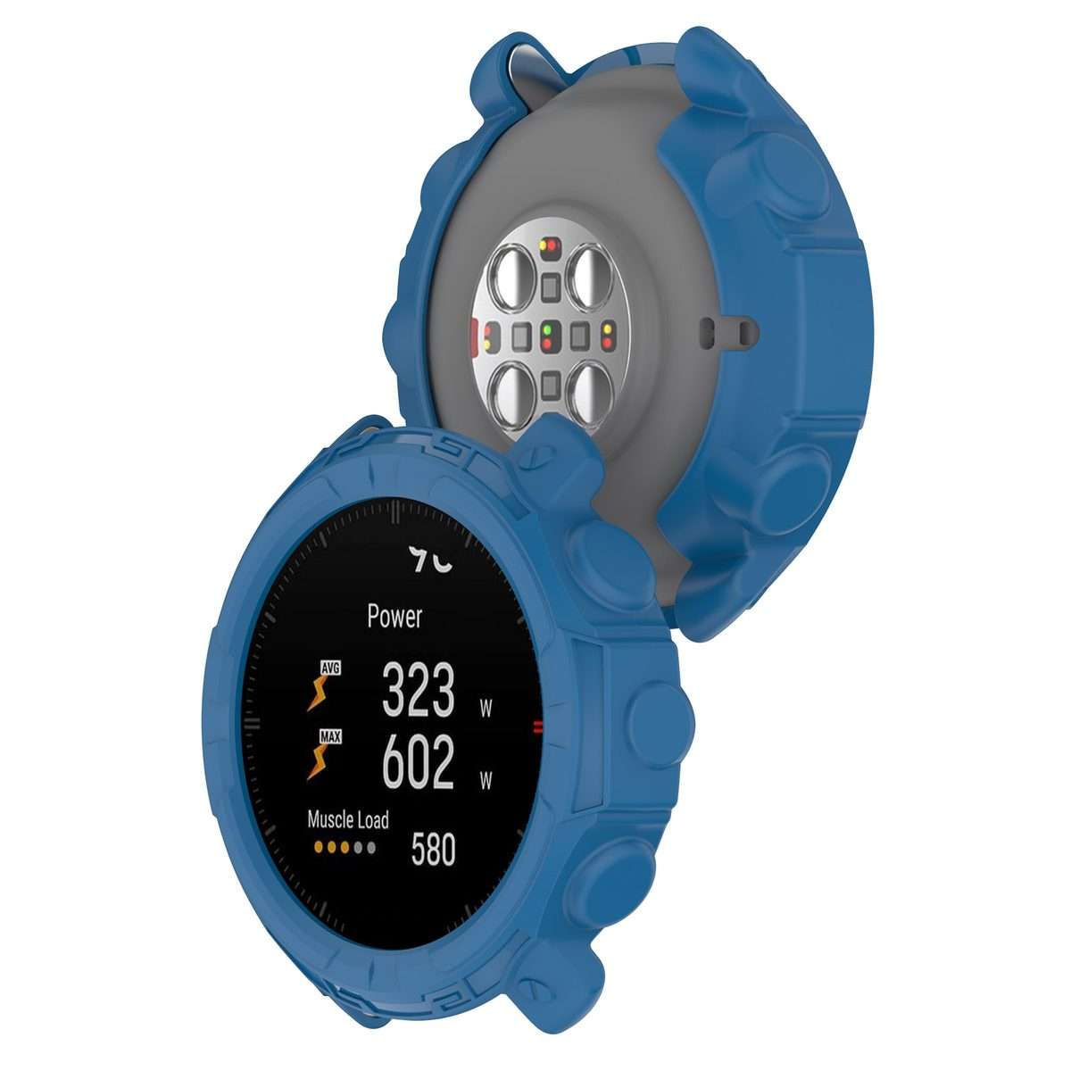 For Polar Grit X / Grit X Pro Universal Armor Protective Watch Case(Dark Blue)