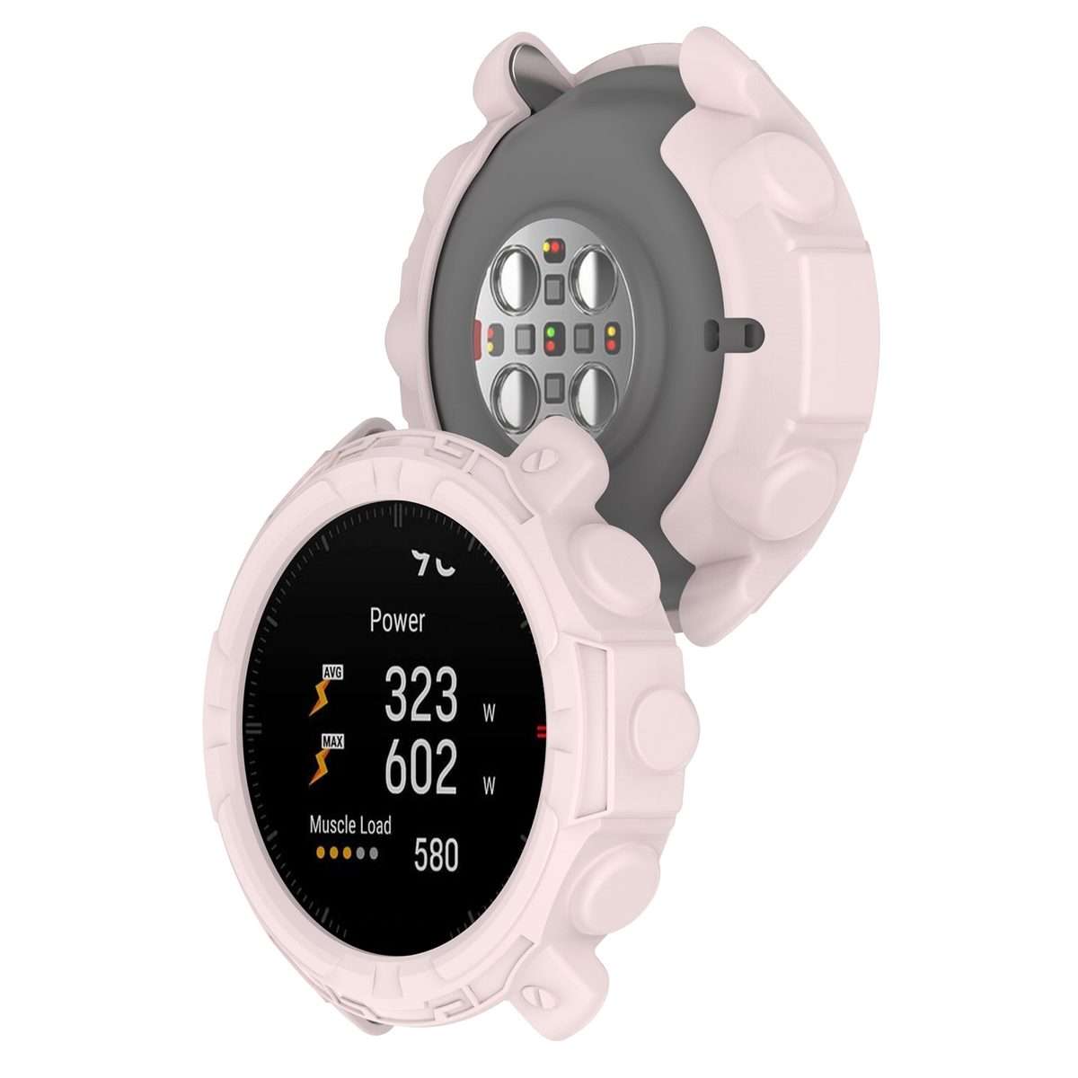 For Polar Grit X / Grit X Pro Universal Armor Protective Watch Case(Light Fink)