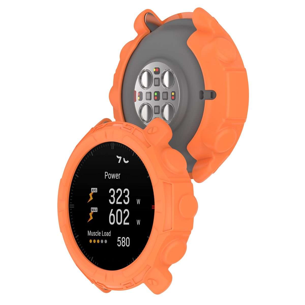 For Polar Grit X / Grit X Pro Universal Armor Protective Watch Case(Orange)