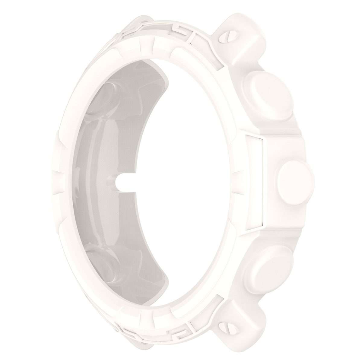 For Polar Grit X / Grit X Pro Universal Armor Protective Watch Case(Ivory White)