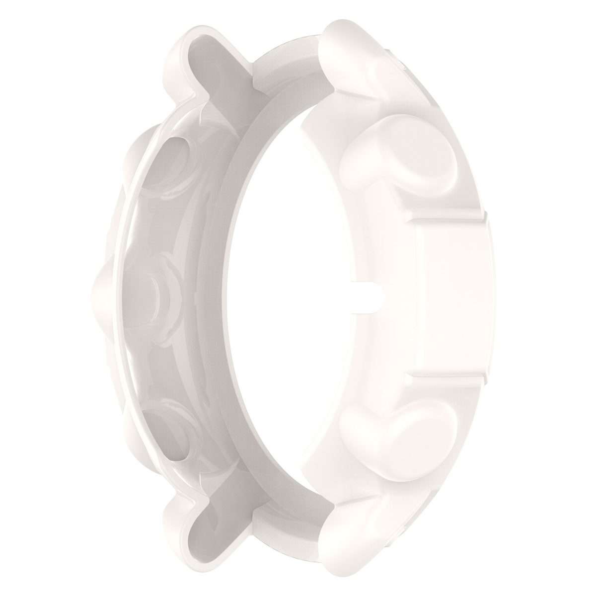 For Polar Grit X / Grit X Pro Universal Armor Protective Watch Case(Ivory White)