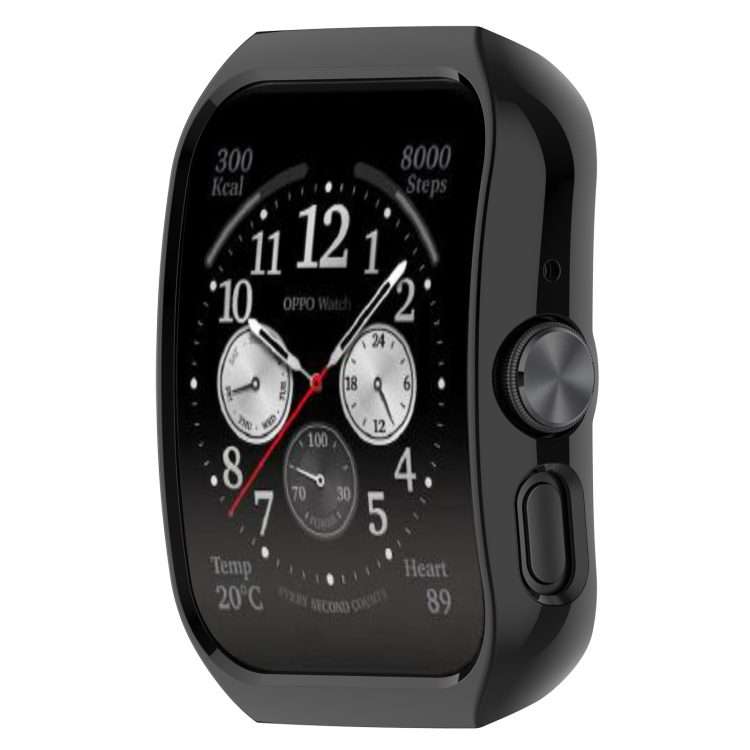 For OPPO Watch 4 Pro / 3 Pro Hydrogel Film PC Hollow Protective Case(Black)