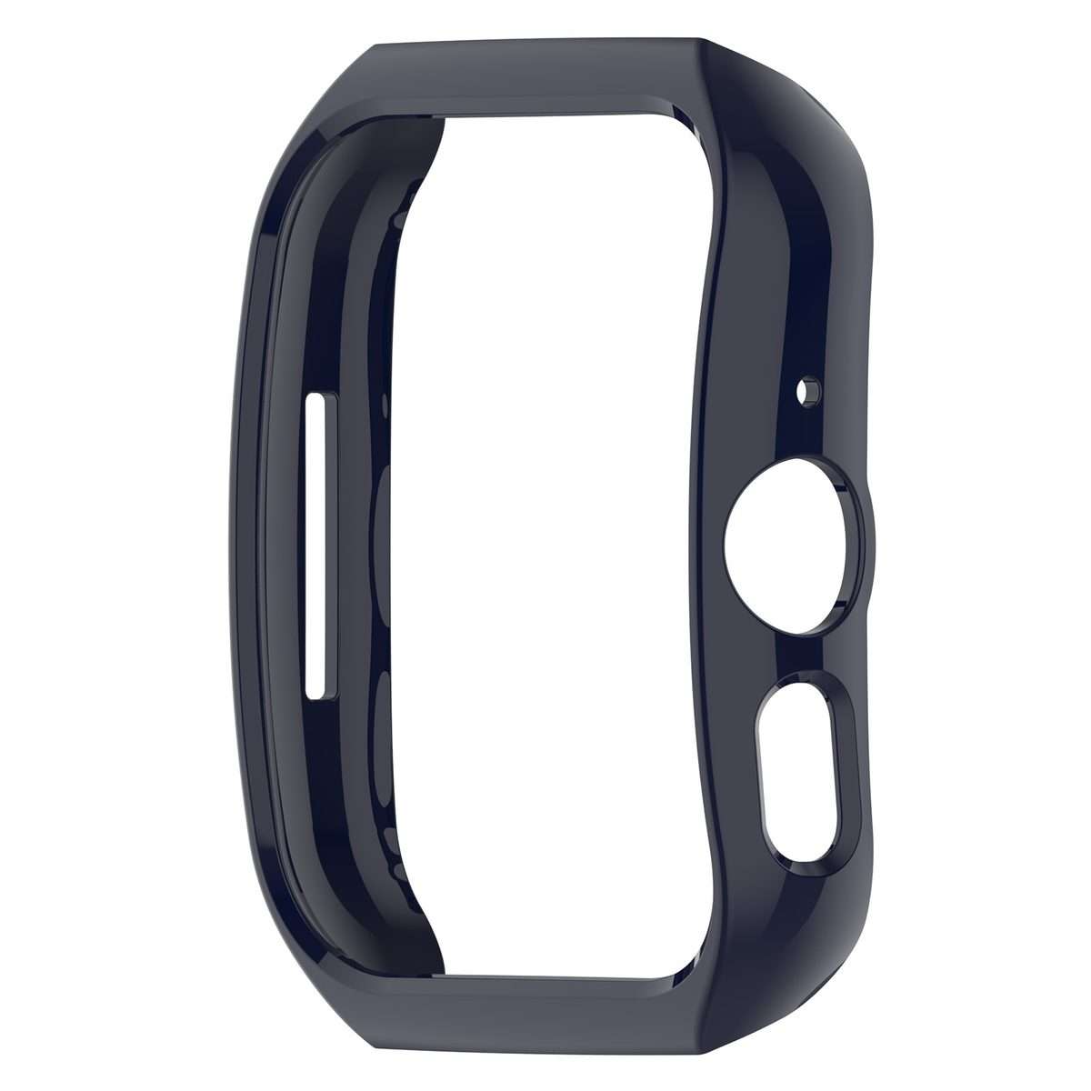 For OPPO Watch 4 Pro / 3 Pro Hydrogel Film PC Hollow Protective Case(Ink Blue)