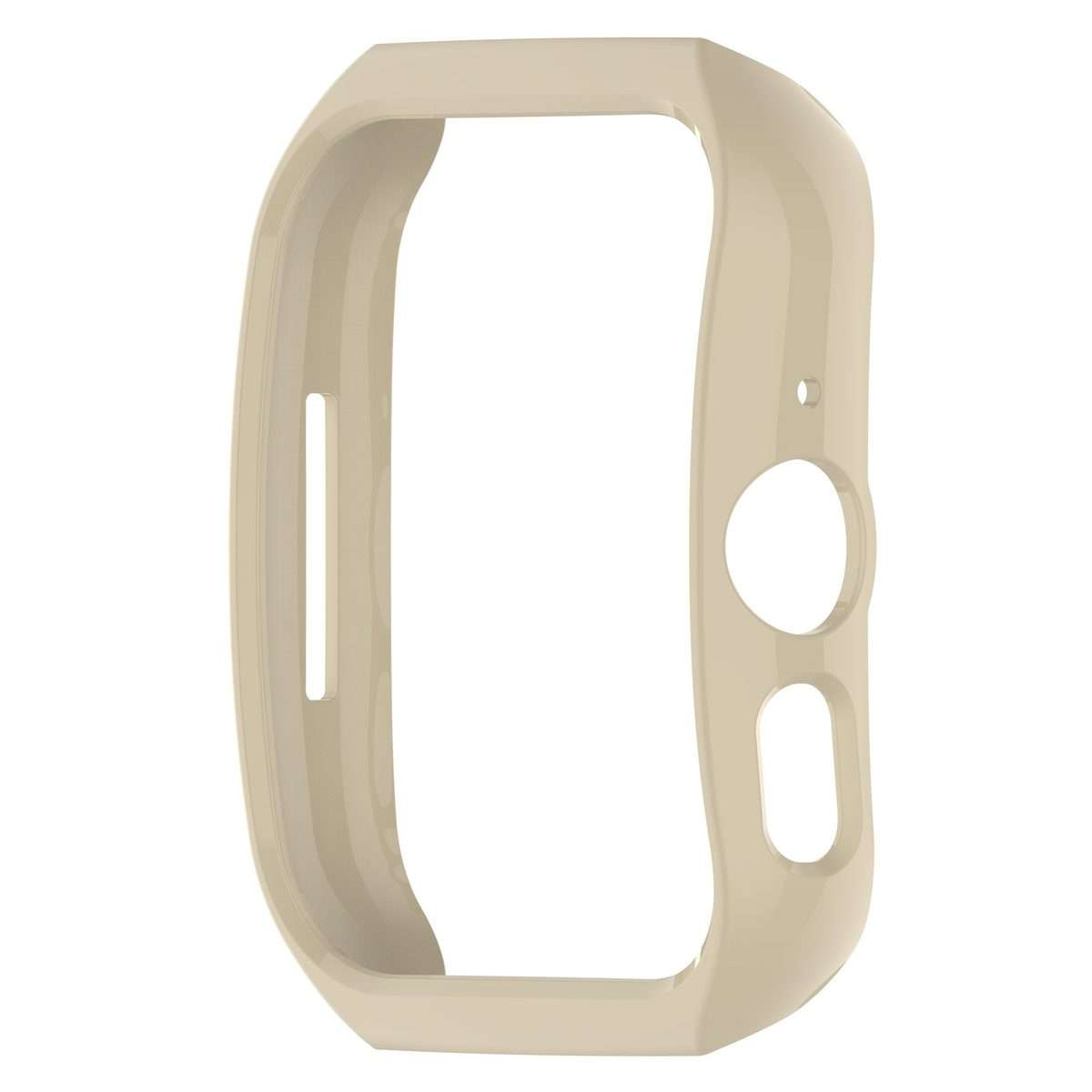 For OPPO Watch 4 Pro / 3 Pro Hydrogel Film PC Hollow Protective Case(Ivory White)
