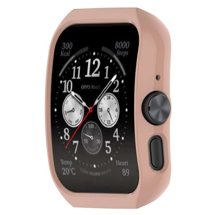 For OPPO Watch 4 Pro / 3 Pro Hydrogel Film PC Hollow Protective Case(Pink)