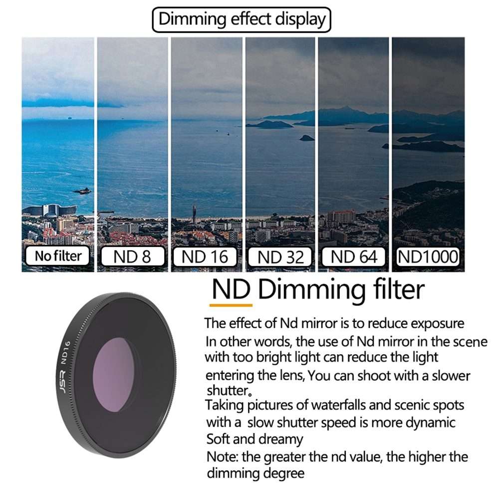 JSR LS ND16 Lens Filter For DJI Osmo Action 3