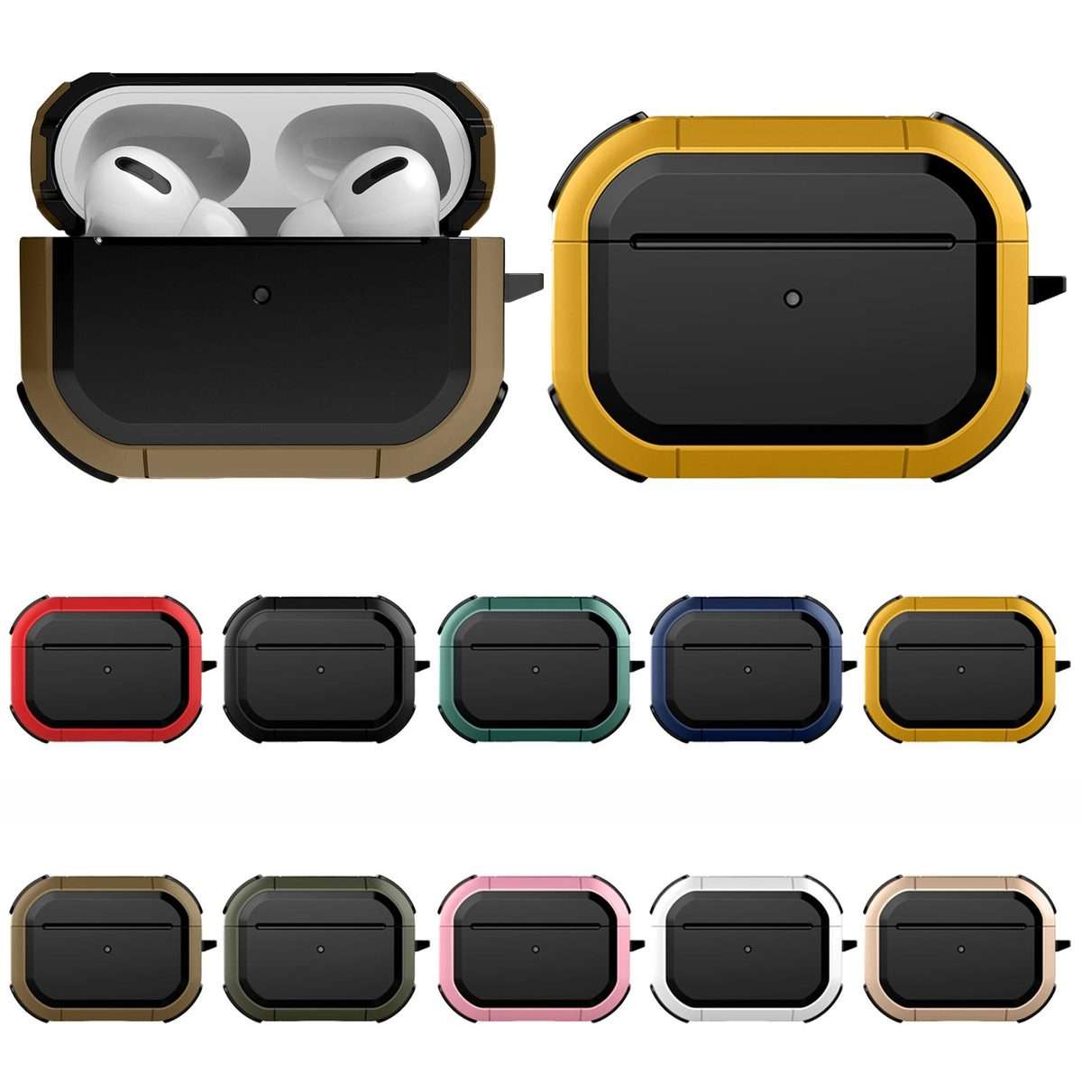 For AirPods Pro 2 Wireless Earphones Shockproof Thunder Mecha TPU Protective Case(Blue)