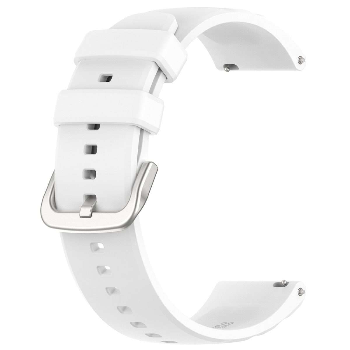 For Amazfit GTR 4 22mm Silicone Watch Band(White)