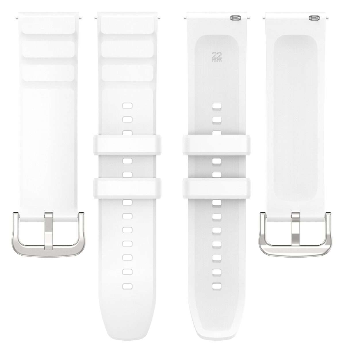 For Amazfit GTR 4 22mm Silicone Watch Band(White)