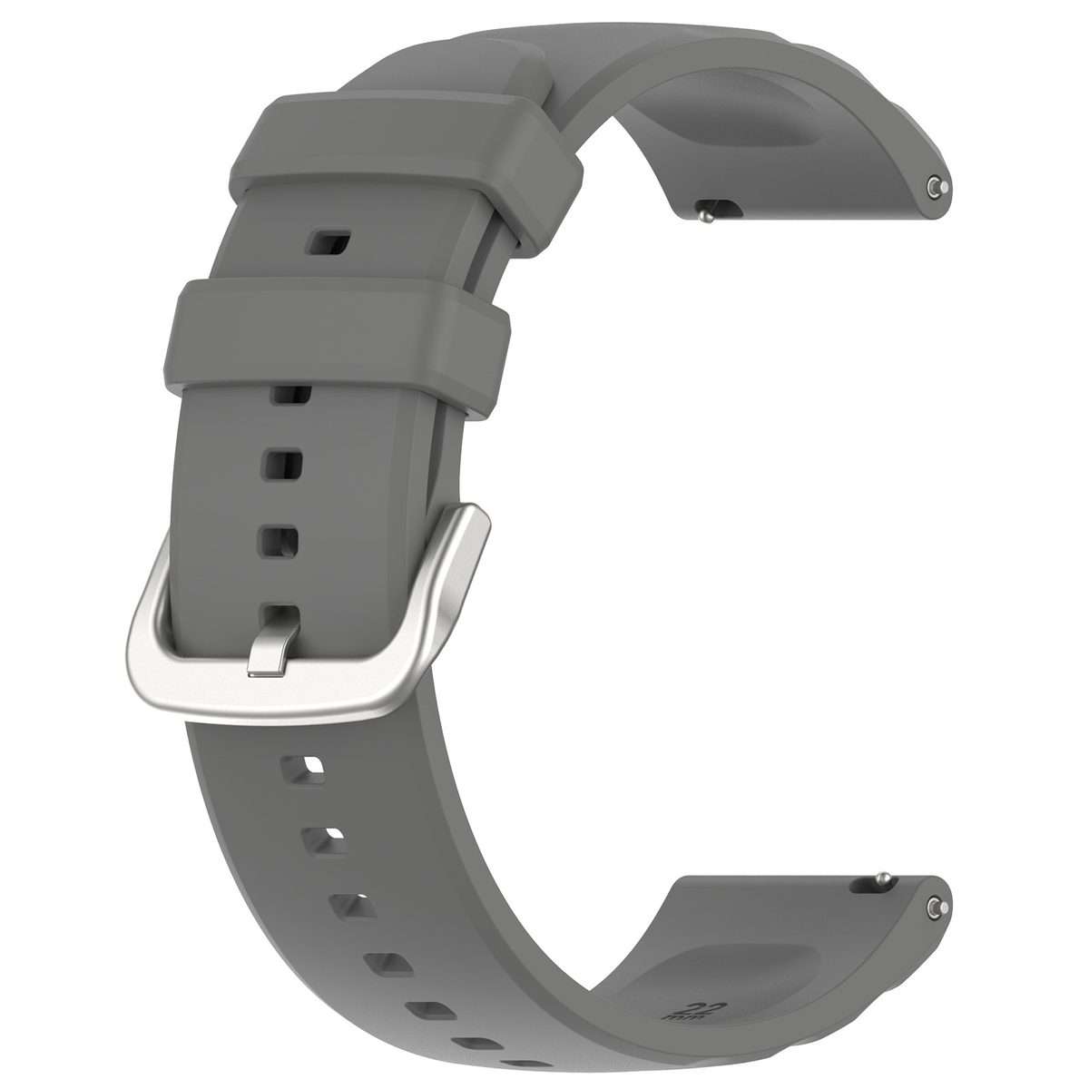 For Amazfit GTR 4 22mm Silicone Watch Band(Dark Grey)