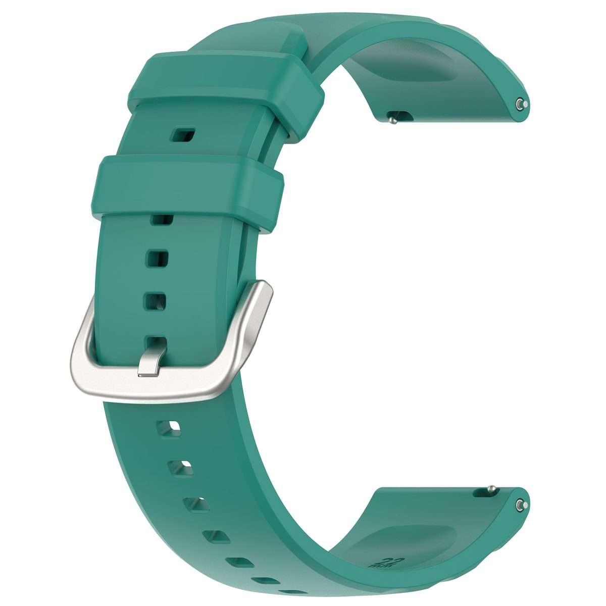 For Amazfit GTR 4 22mm Silicone Watch Band(Pine Green)