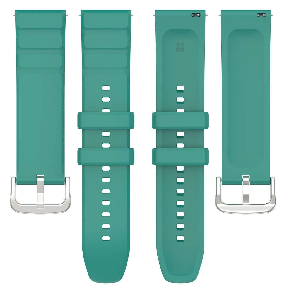 For Amazfit GTR 4 22mm Silicone Watch Band(Pine Green)