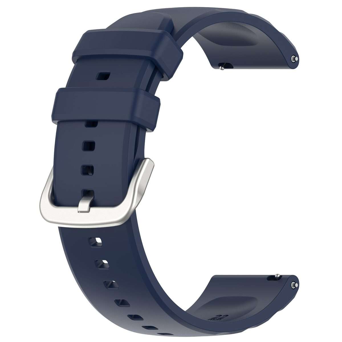 For Amazfit GTR 4 22mm Silicone Watch Band(Midnight Blue)