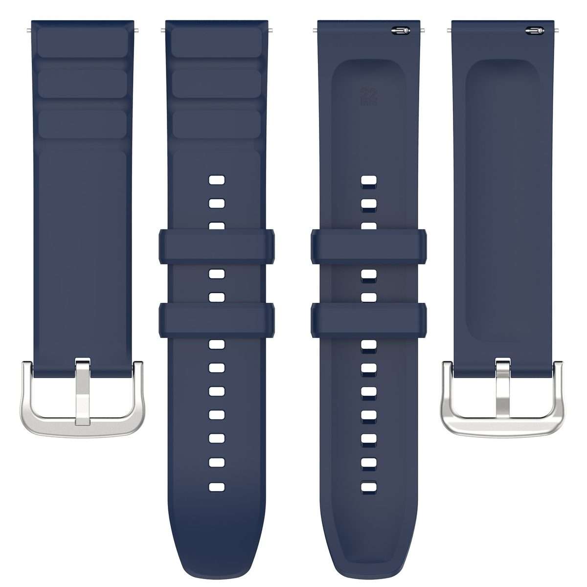 For Amazfit GTR 4 22mm Silicone Watch Band(Midnight Blue)