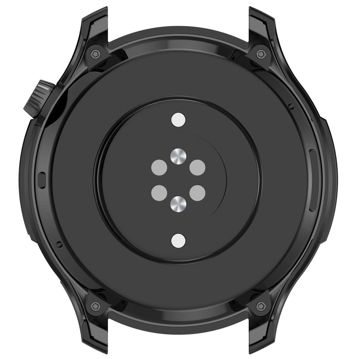 For Amazfit GTR 4 / Amazfit GTR 4 Pro PC + Tempered Glass Integrated Protective Watch Case(Black)