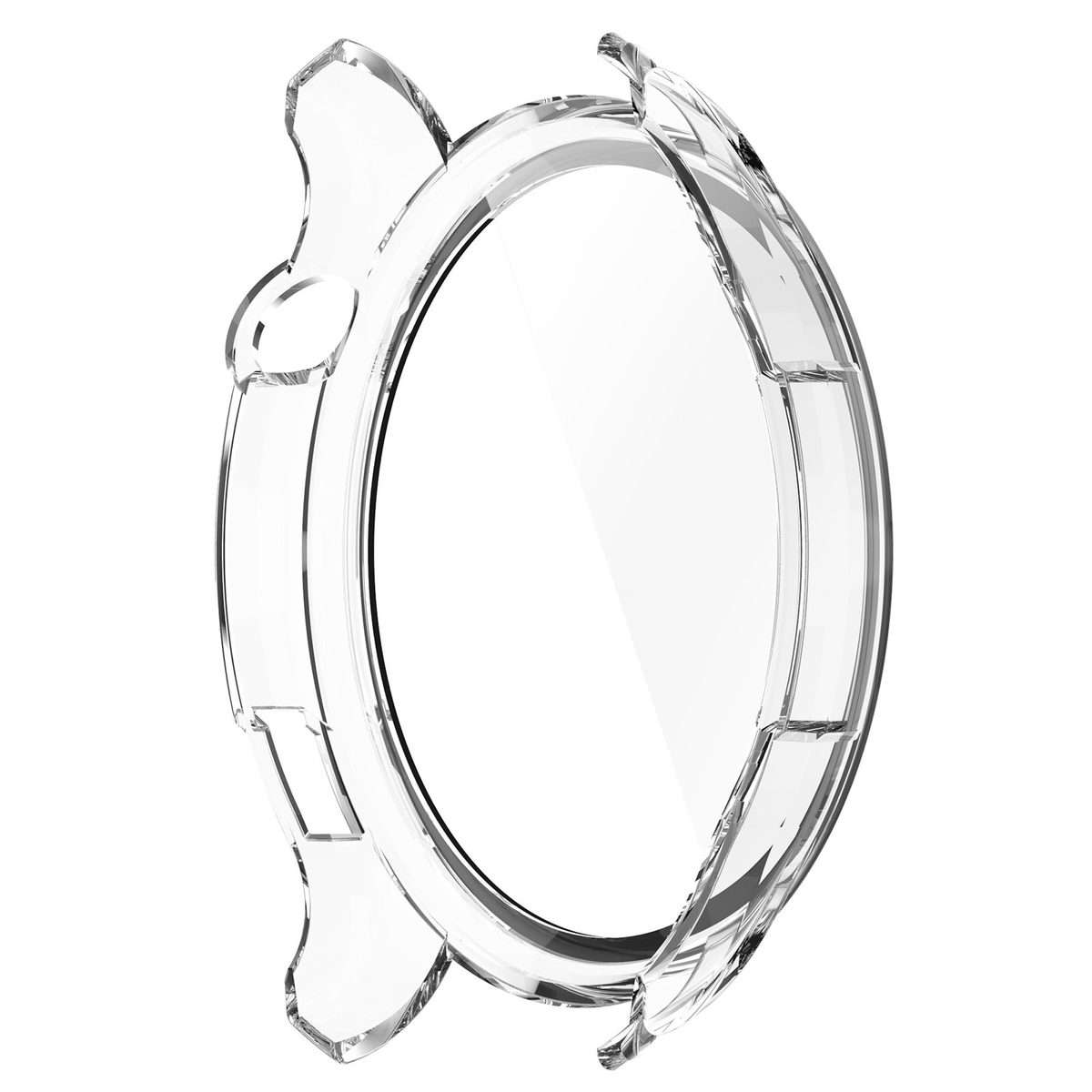 For Amazfit GTR 4 / Amazfit GTR 4 Pro PC + Tempered Glass Integrated Prote ... (Transparent White)