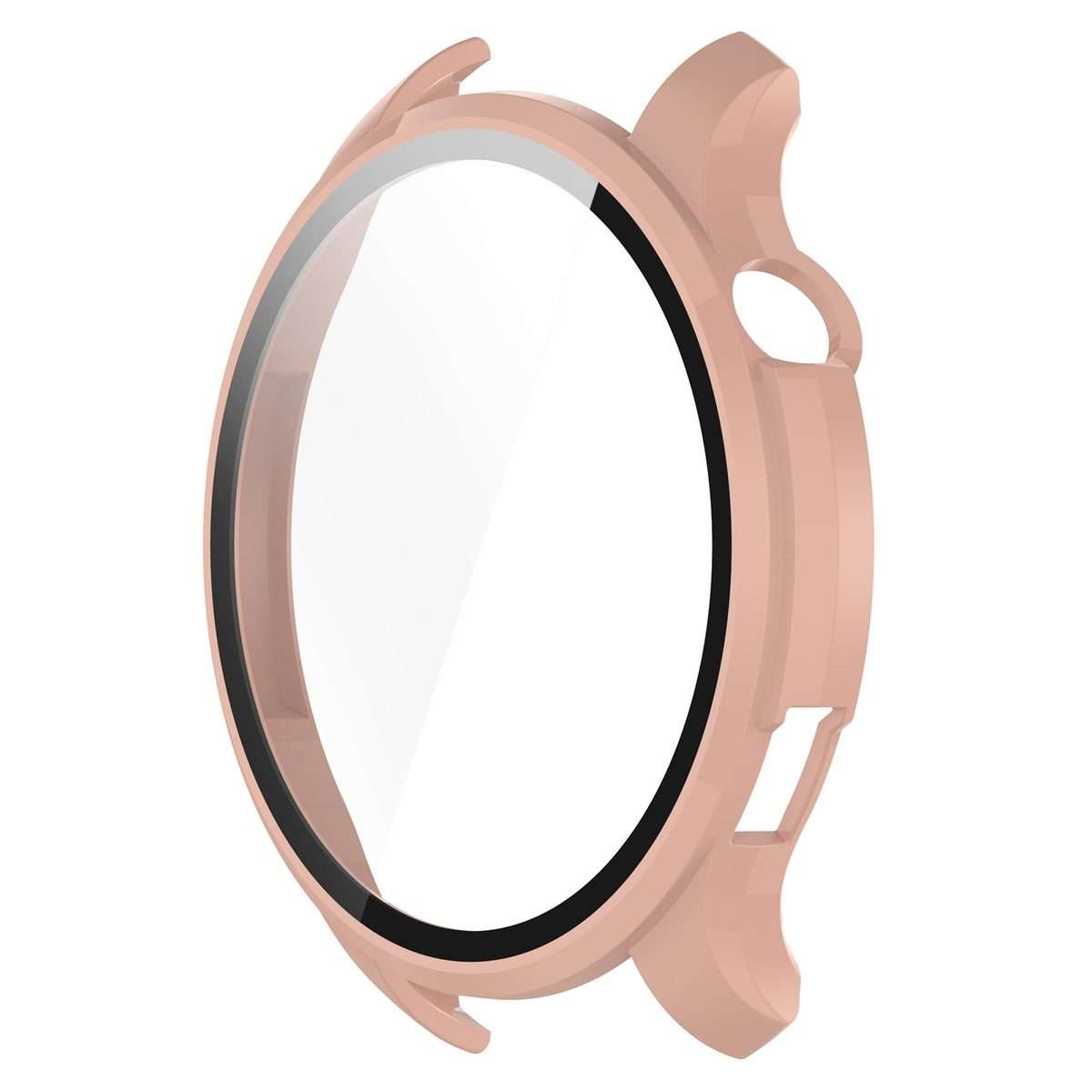 For Amazfit GTR 4 / Amazfit GTR 4 Pro PC + Tempered Glass Integrated Protective Watch Case(Pink)