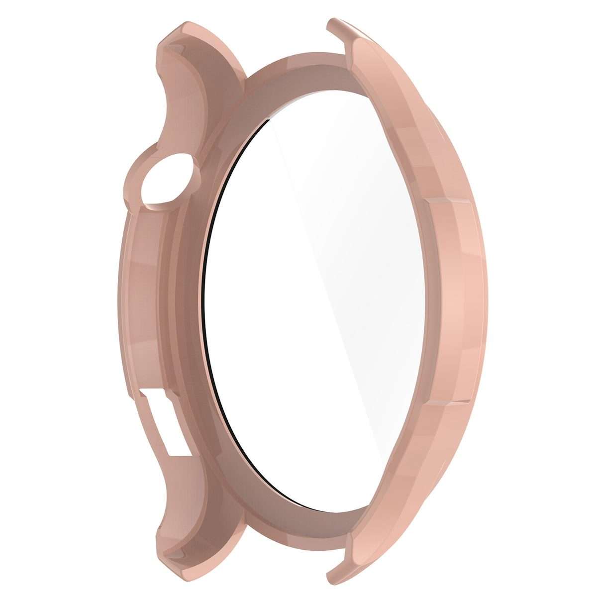 For Amazfit GTR 4 / Amazfit GTR 4 Pro PC + Tempered Glass Integrated Protective Watch Case(Pink)