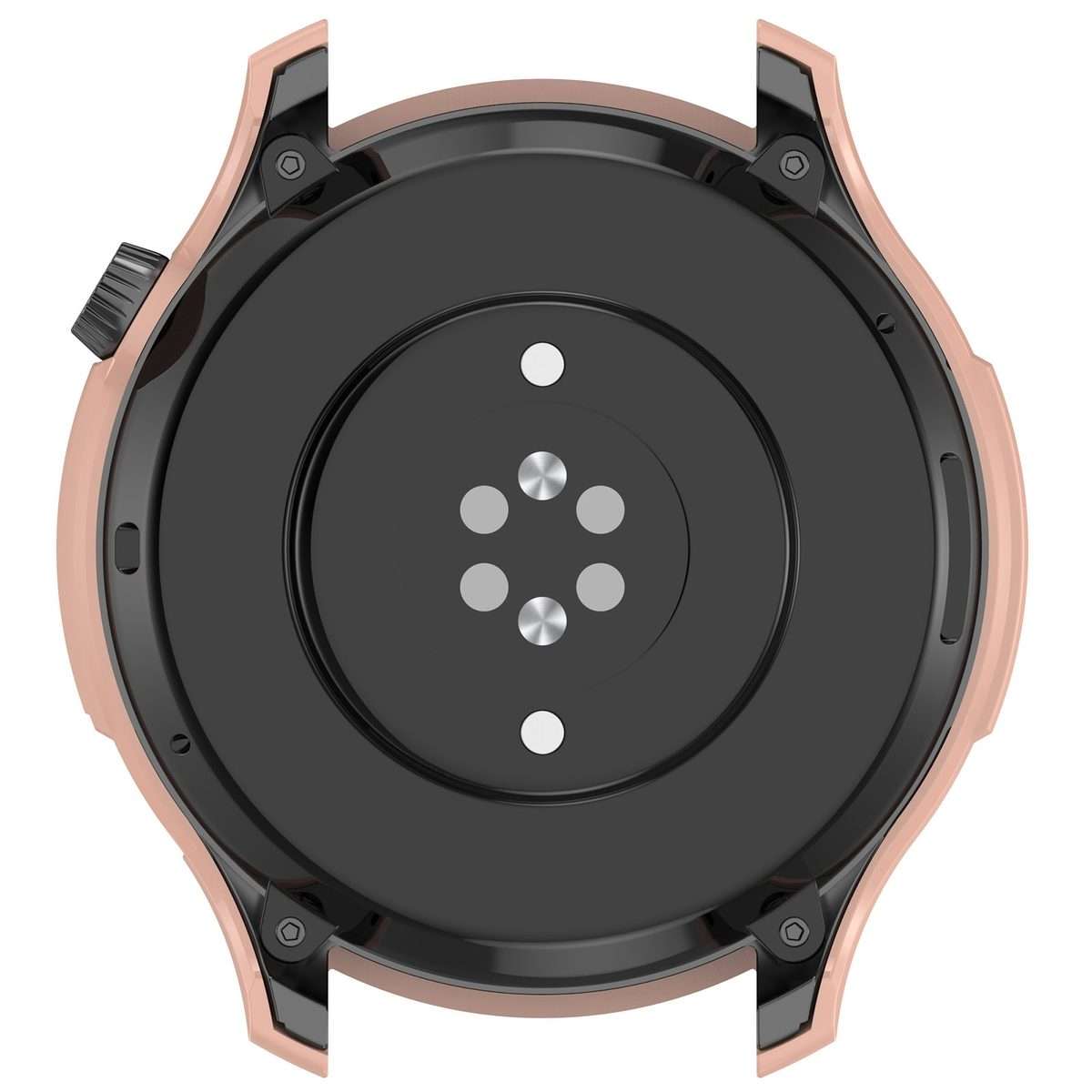 For Amazfit GTR 4 / Amazfit GTR 4 Pro PC + Tempered Glass Integrated Protective Watch Case(Pink)