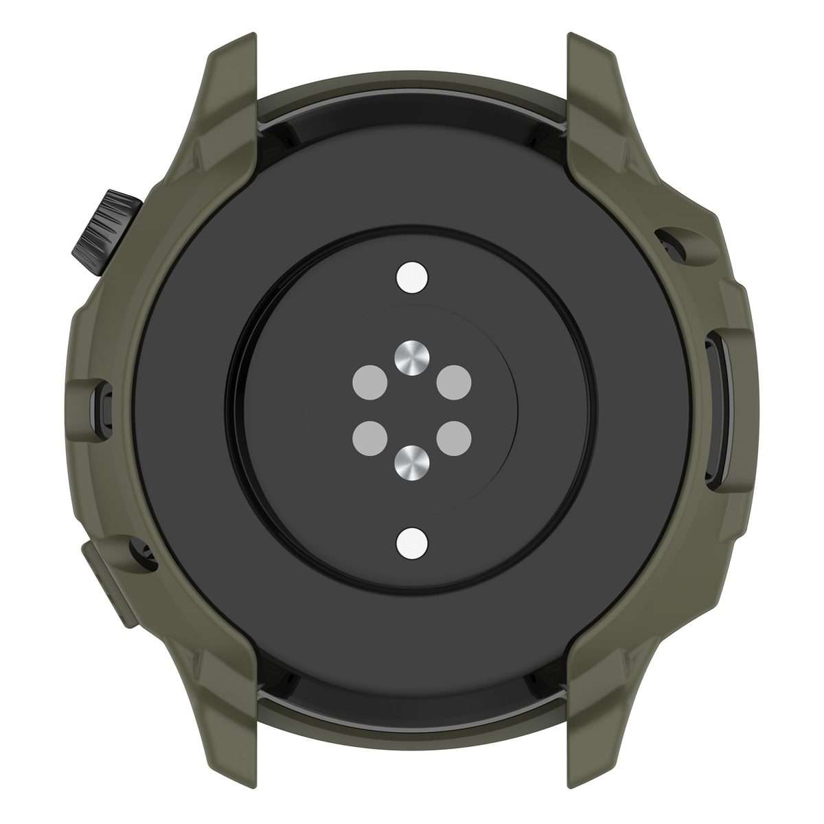 For Amazfit GTR 4 / GTR 4 Pro Armor Hollow TPU Watch Case(Jungle Green)
