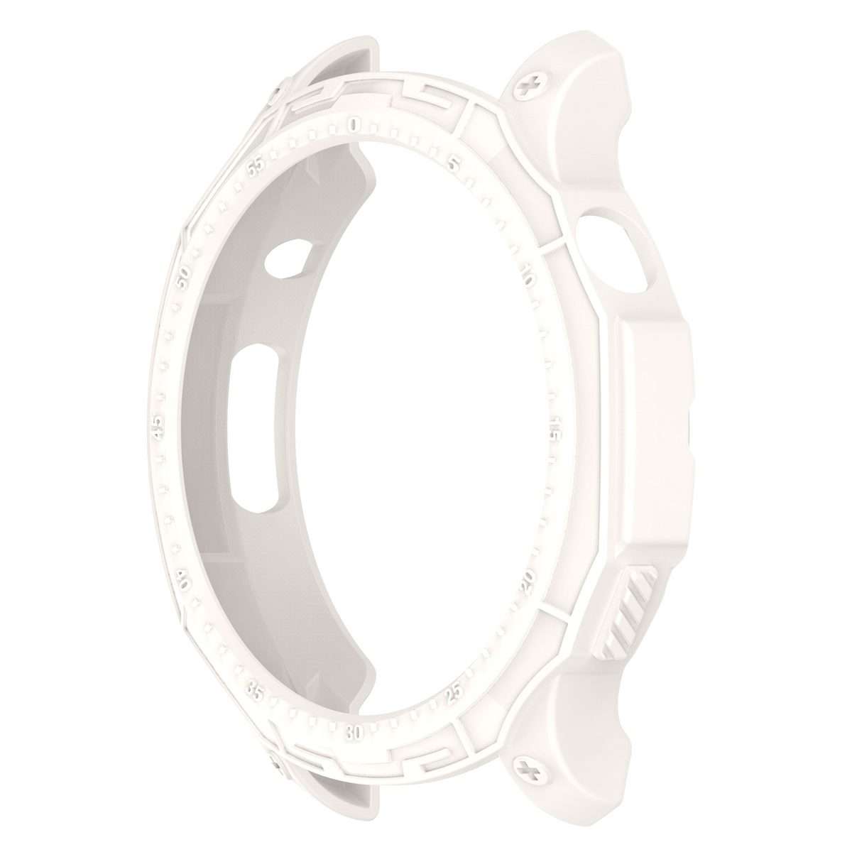 For Amazfit GTR 4 / GTR 4 Pro Armor Hollow TPU Watch Case(Lvory White)