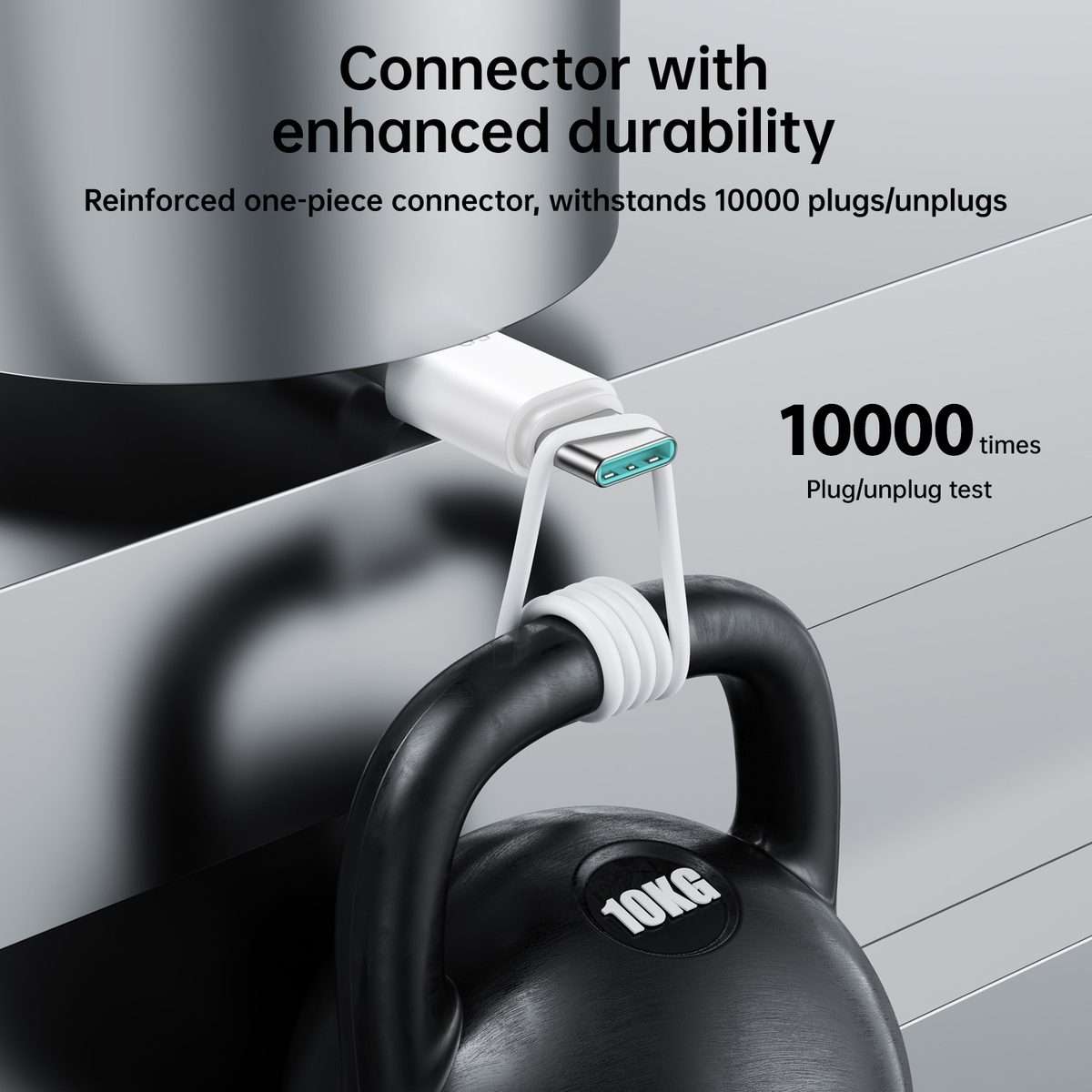JOYROOM S-CC060A9 60W USB-C/Type-C to USB-C/Type-C Fast Charging Data Cable, Length: 1m(White)
