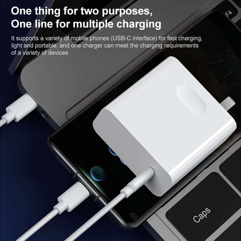 For Huawei MateBook Laptop Fast Charging Cable 65W Dual Type-C Interface Charging Data Cable Lengt