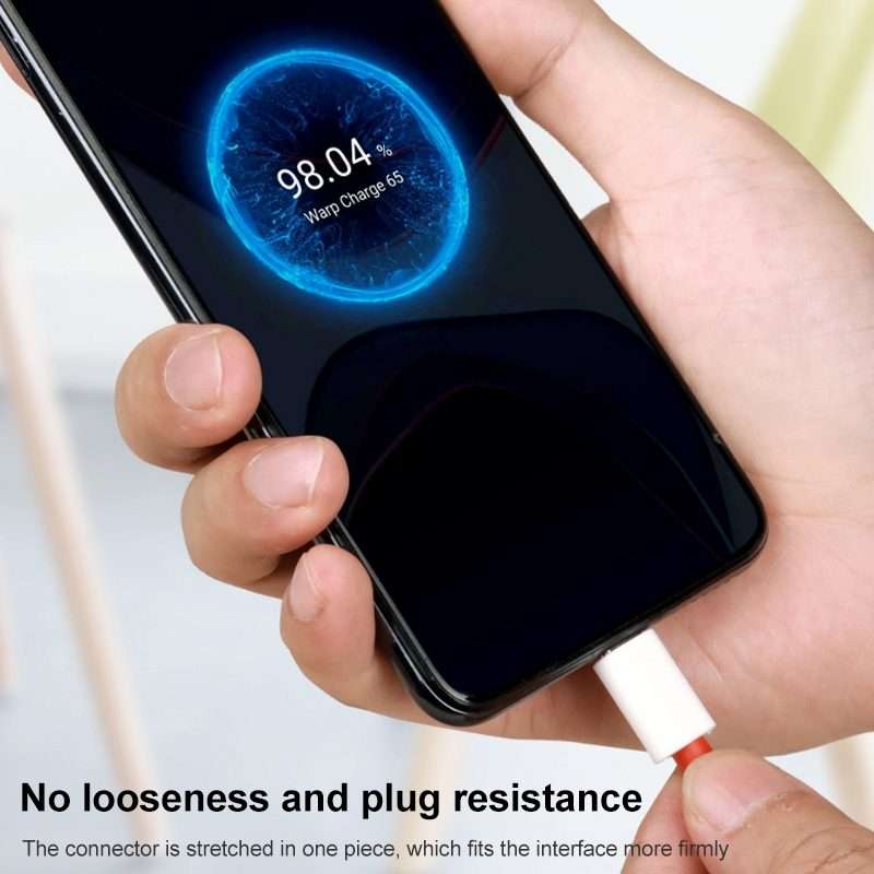 65W Warp Flash Charging Mobile Phone Adapter, Style:65W Charger+2m Fast Charging Cable