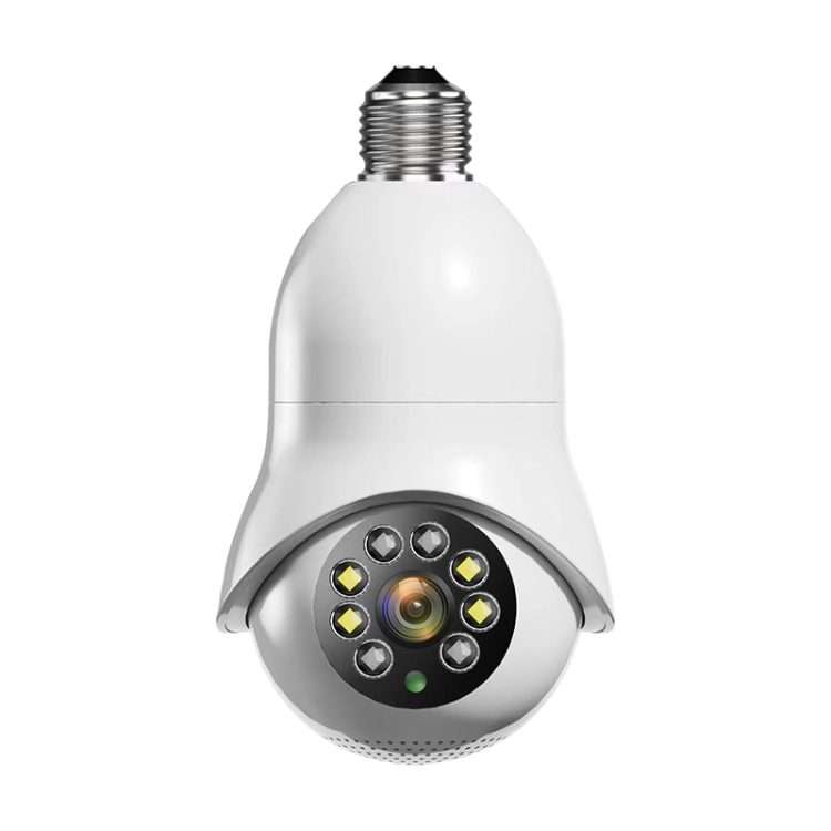 DP31 2.0MP HD Light Bulb WiFi Surveillance Camera, Support Motion Detection, Night Vis ... (White)