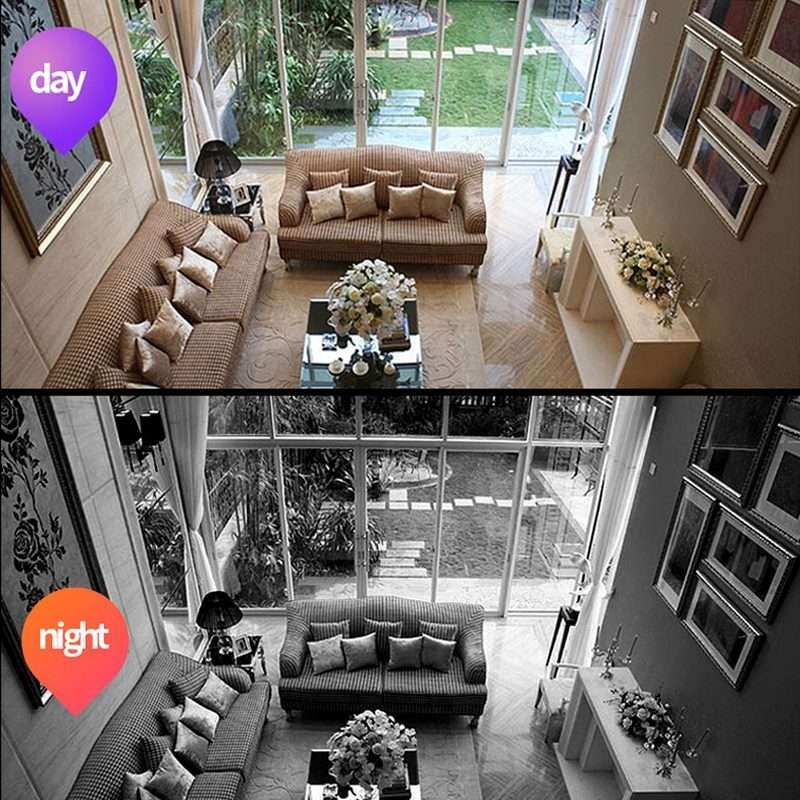 DP31 2.0MP HD Light Bulb WiFi Surveillance Camera, Support Motion Detection, Night Vis ... (White)