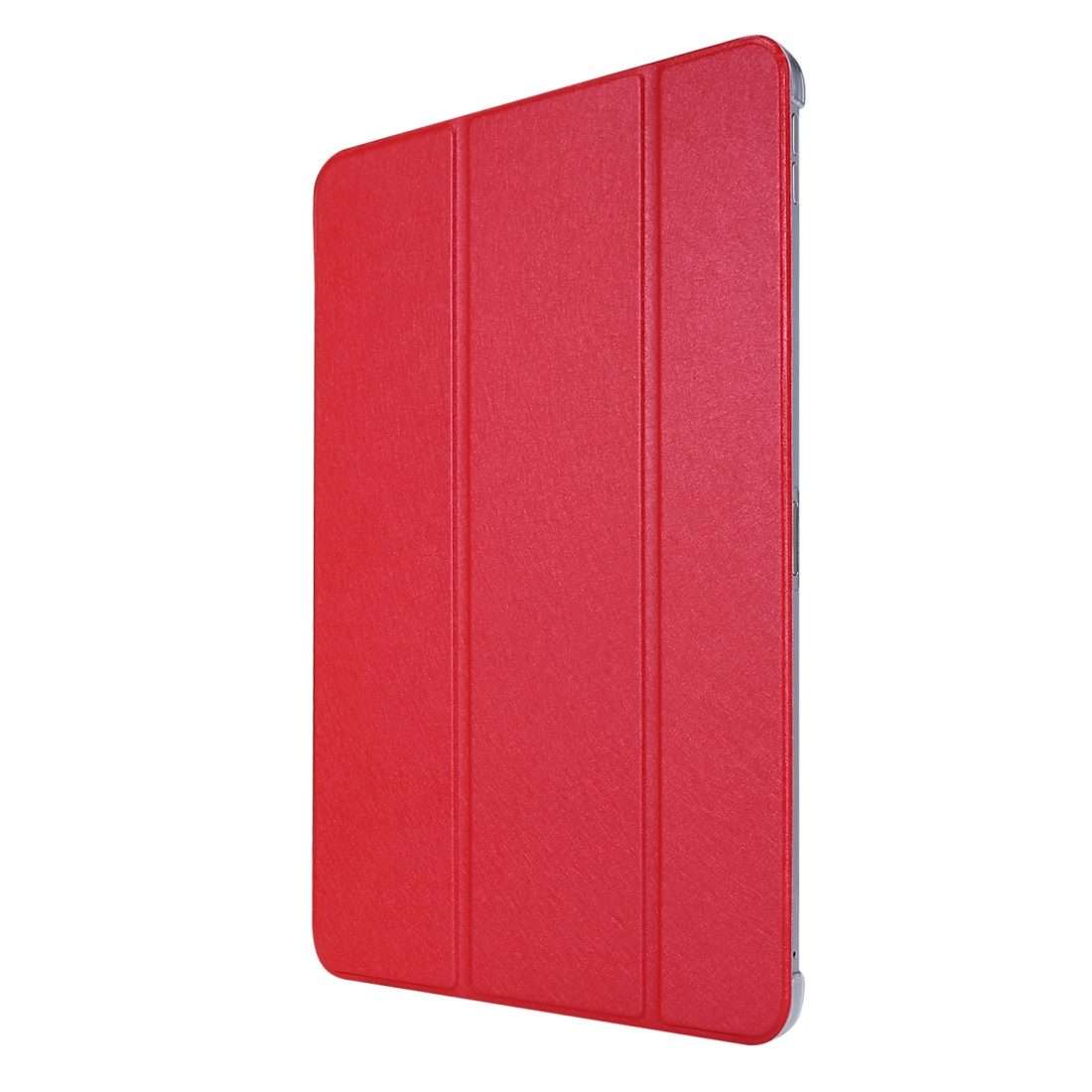 For iPad Pro 11(2020) TPU Silk Texture Three-fold Horizontal Flip Leather Tablet Case wi ... (Red)