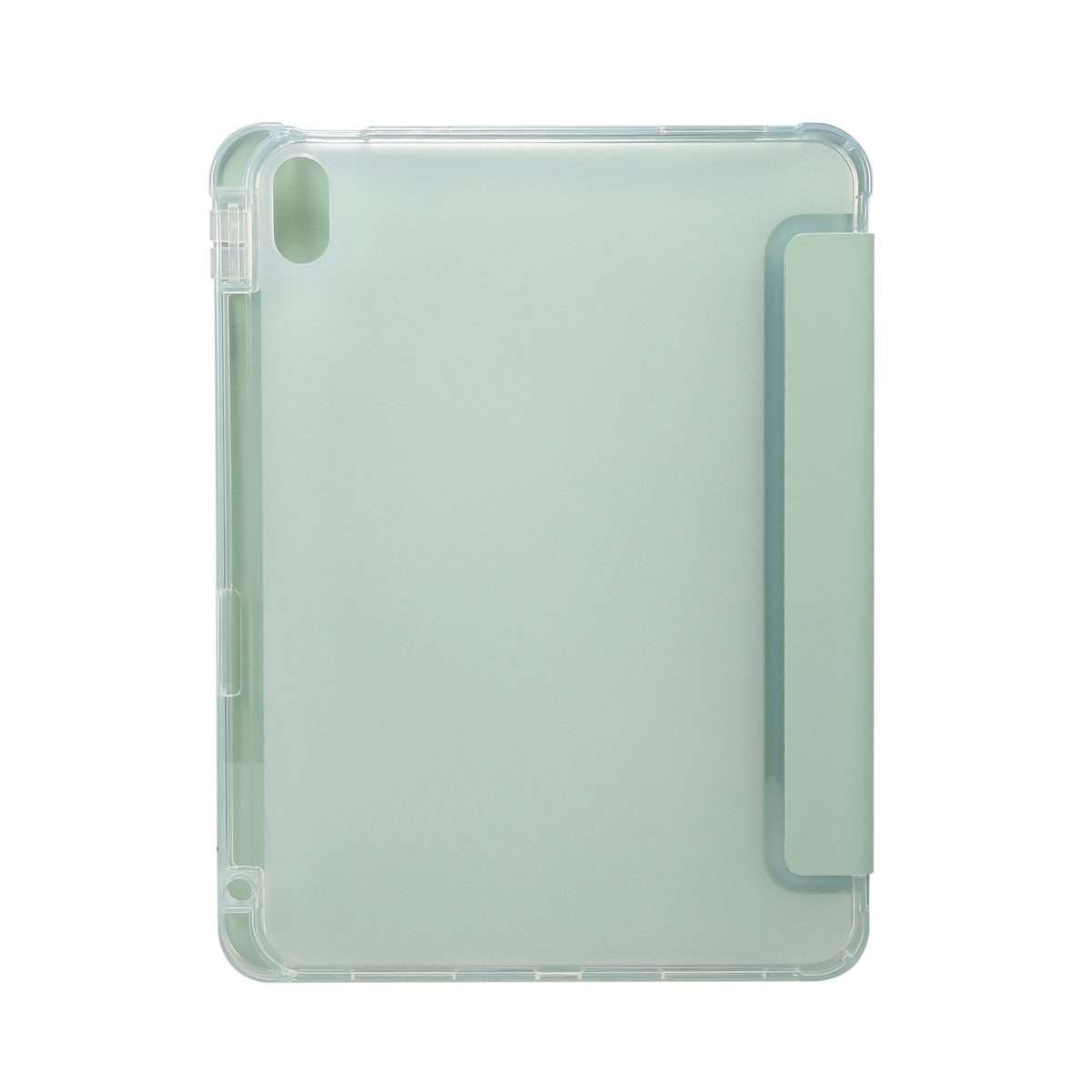 For iPad 2025 / 2022 3-folding Electric Pressed Skin Texture Leather Tablet Case(Green)