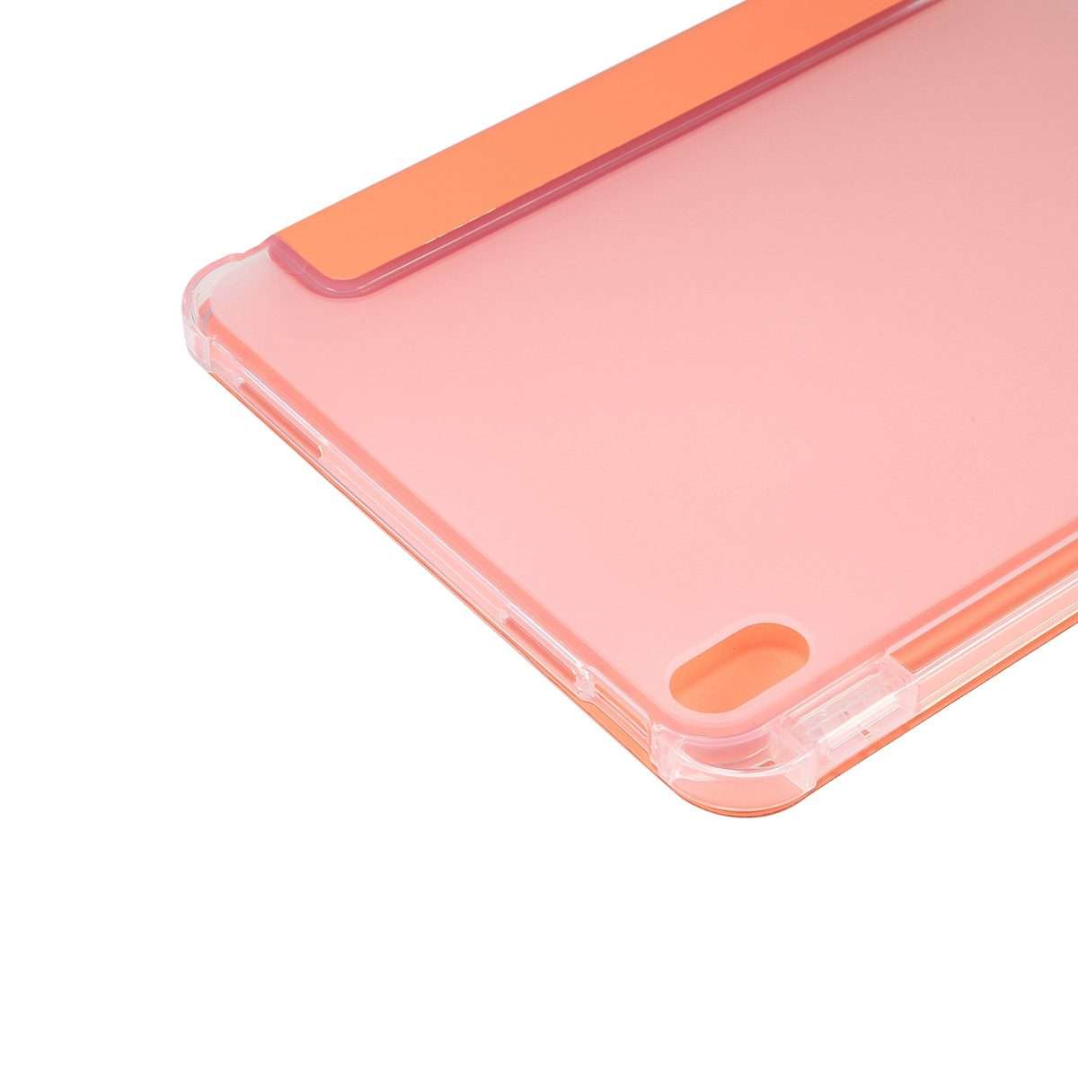 For iPad 2025 / 2022 3-folding Electric Pressed Skin Texture Leather Tablet Case(Orange)