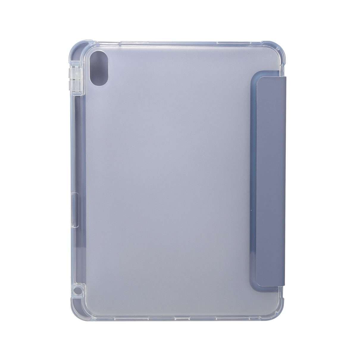 For iPad 2025 / 2022 3-folding Electric Pressed Skin Texture Leather Tablet Case(Baby Blue)
