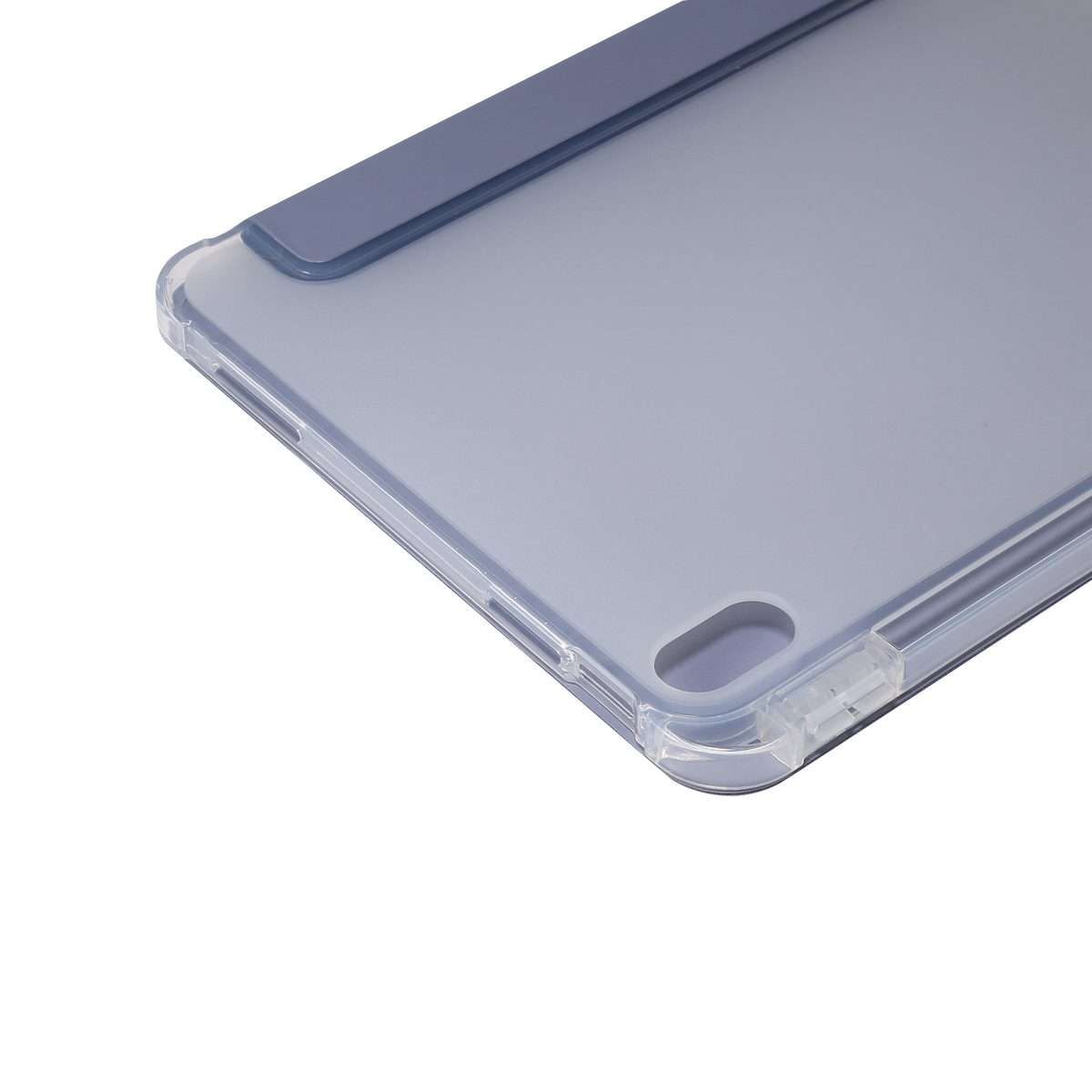 For iPad 2025 / 2022 3-folding Electric Pressed Skin Texture Leather Tablet Case(Baby Blue)