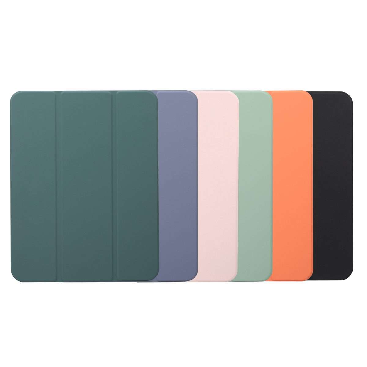 For iPad 2025 / 2022 3-folding Electric Pressed Skin Texture Leather Tablet Case(Light Pink)