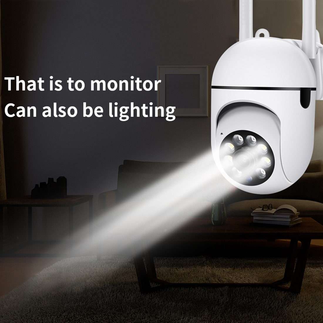 A7 1080P HD Wireless WiFi Smart Surveillance Camera Support Night Vision / Two Way Audio with 16G