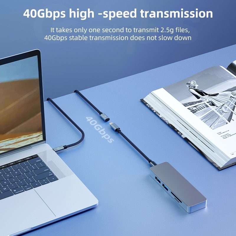 USB4.0 40Gbps Type-C Male to Female Extension Cable, Length:0.3m
