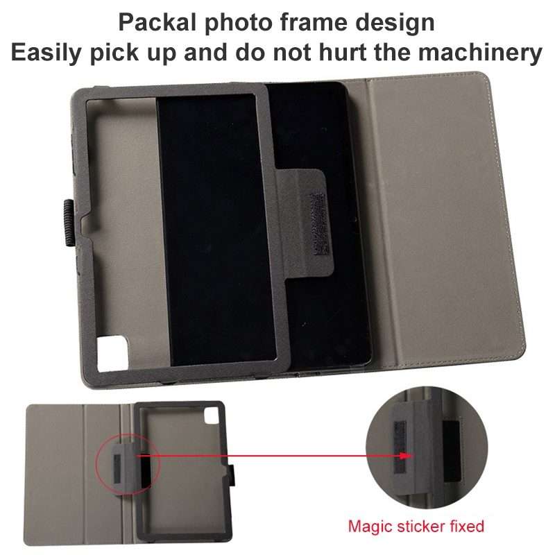 For TCL Tab 10s 5G Skin Texture All inclusive Leather Tablet Case(Black)