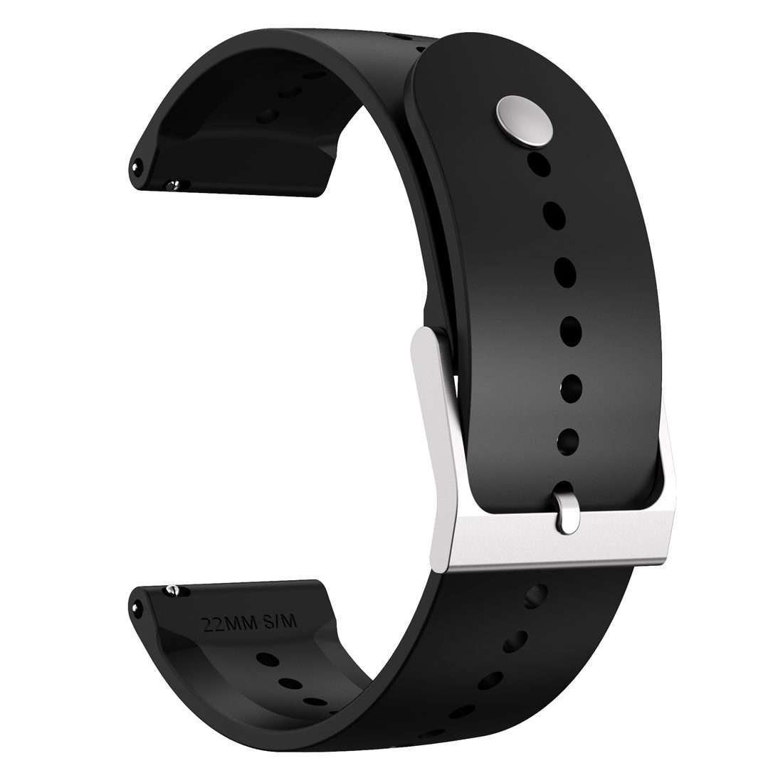 For Suunto 5 Peak Silicone Watch Band(Black)