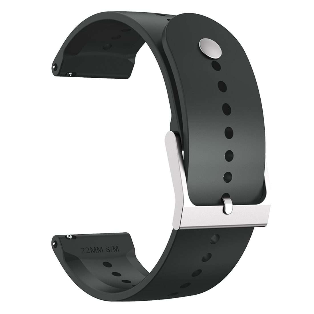 For Suunto 5 Peak Silicone Watch Band(Space Gray)